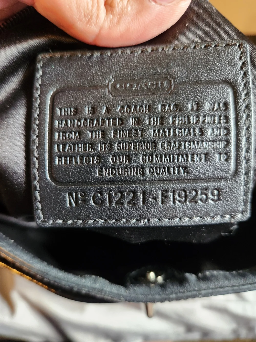 Coach Penelope Signature Hippie Crossbody
